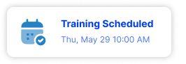 training scheduled