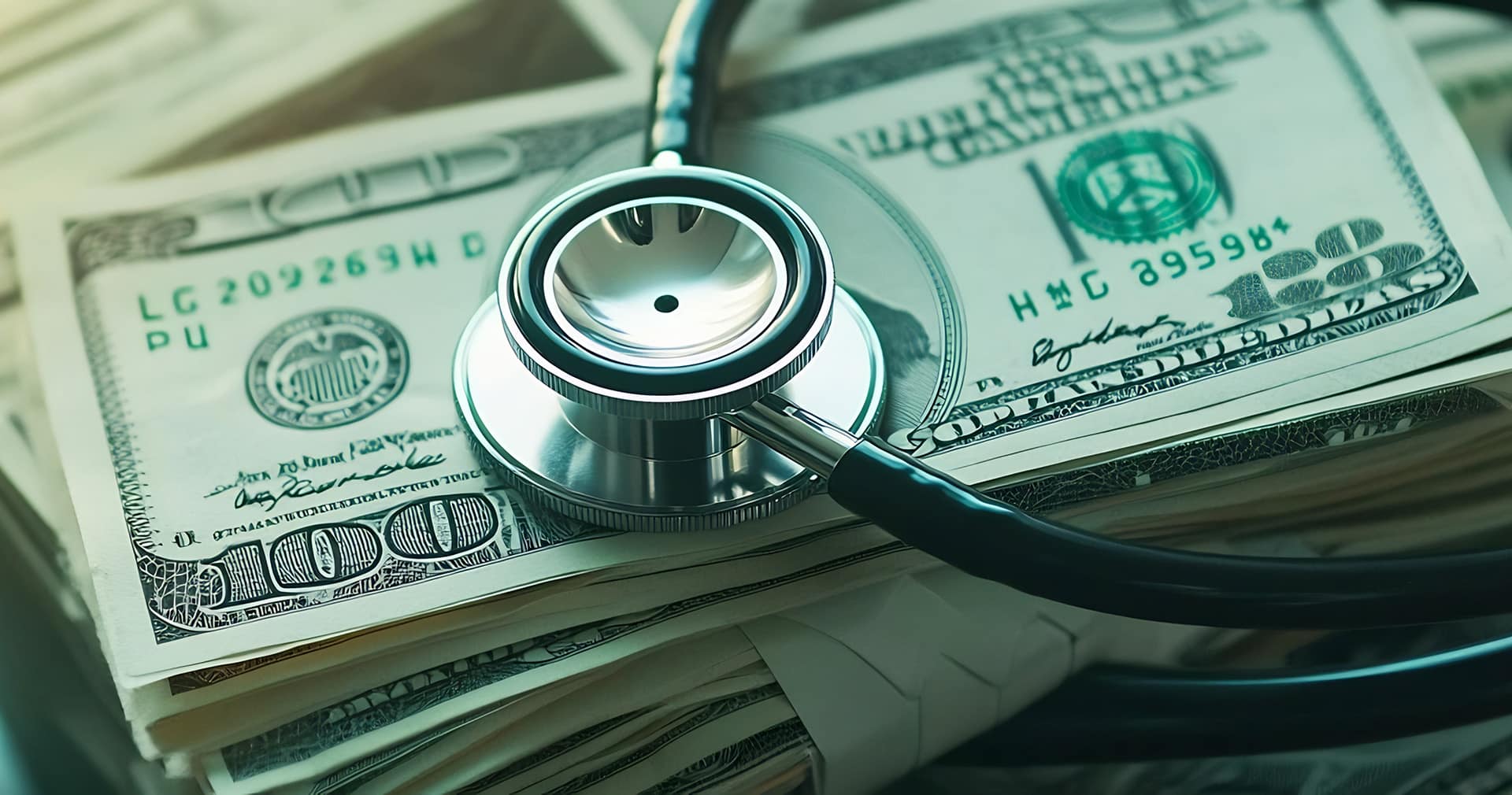 Graphic showing the rise in healthcare expenses over time.